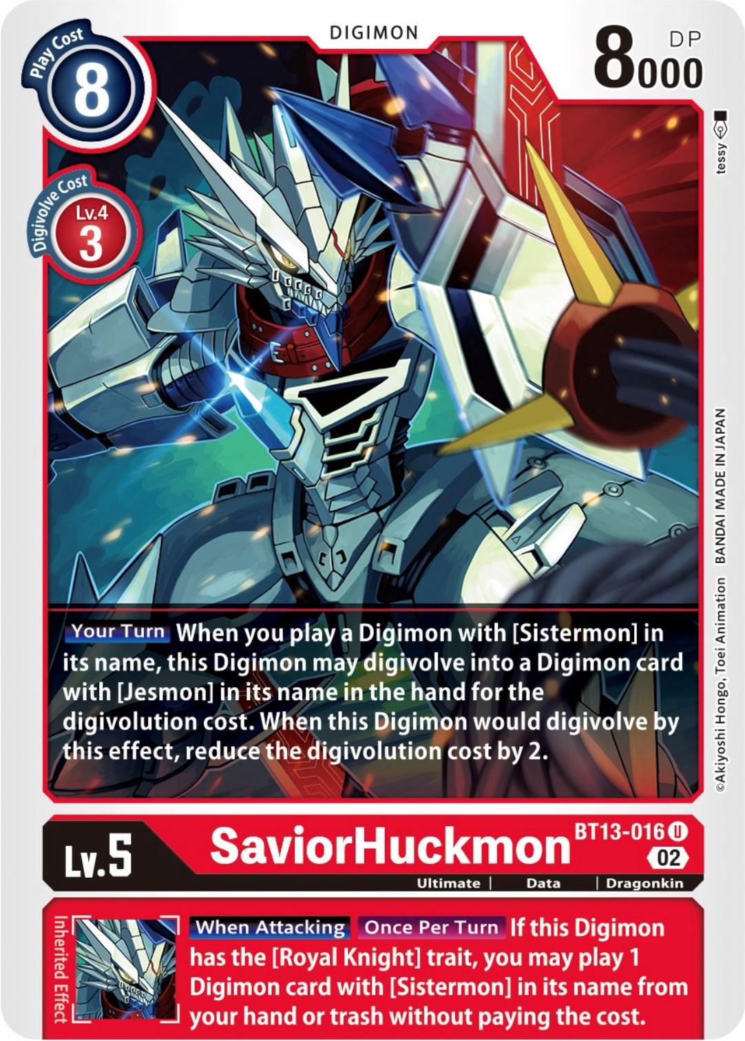 SaviorHuckmon #BT13-016