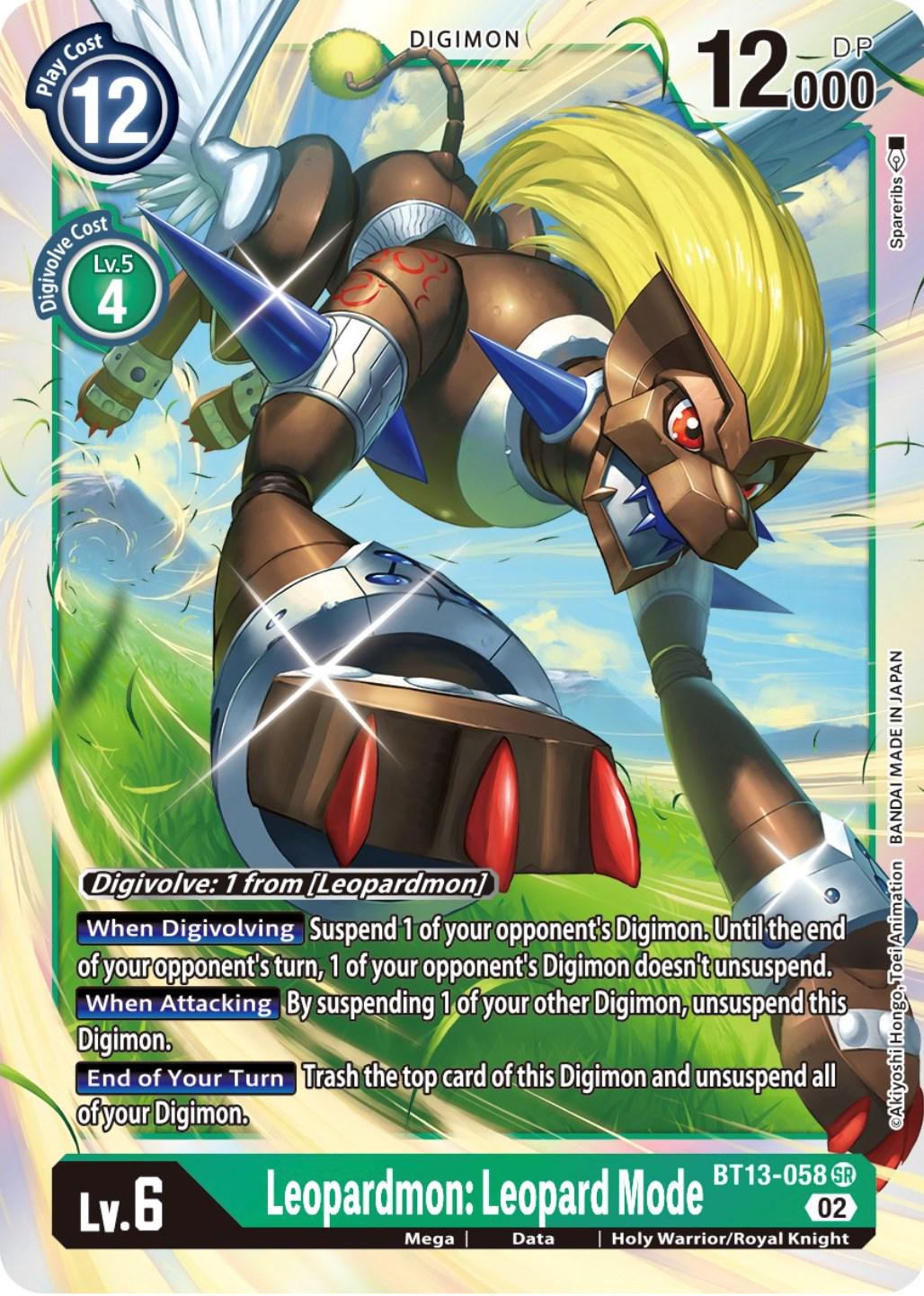 Leopardmon: Leopard Mode [Foil] #BT13-058