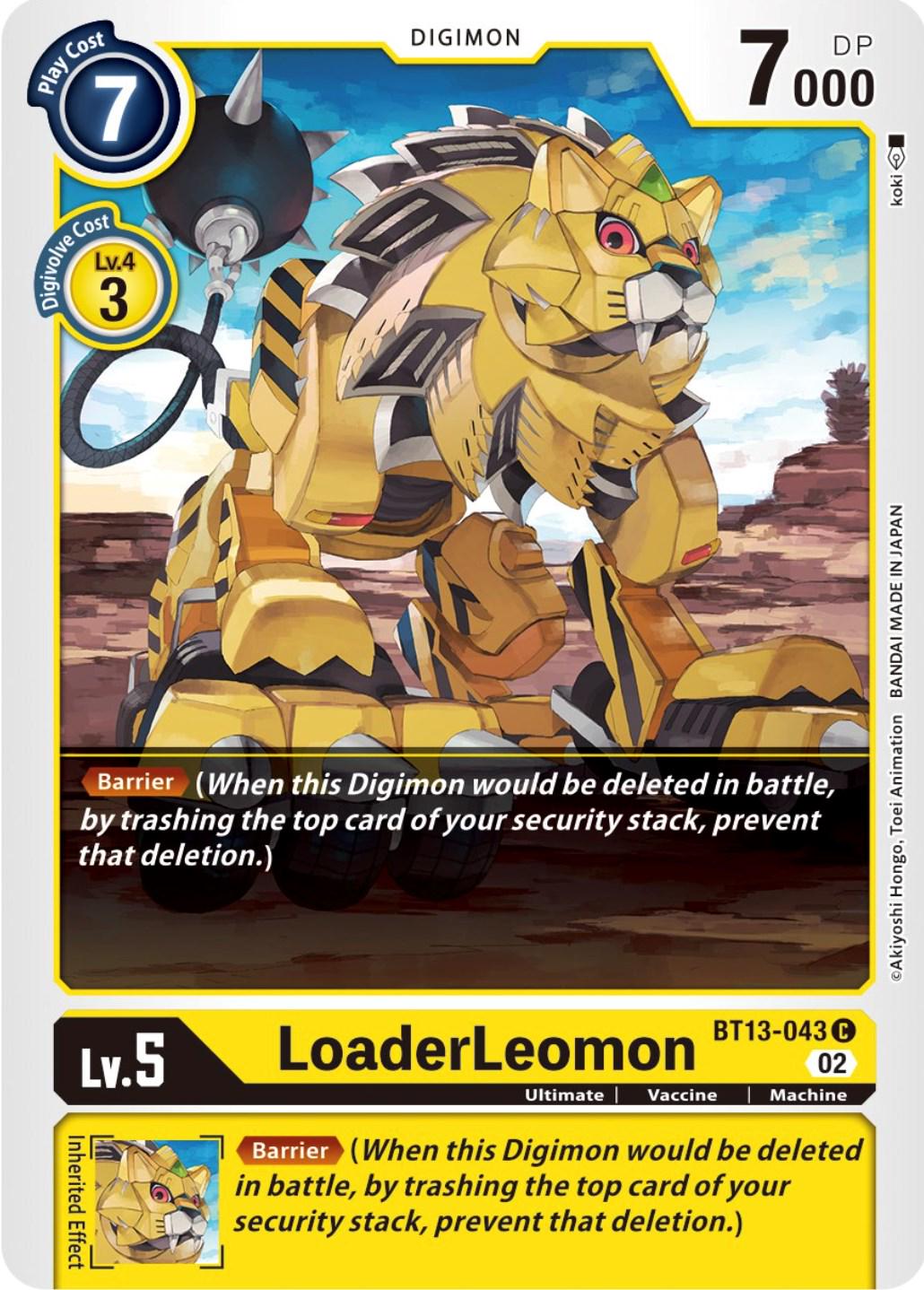 LoaderLeomon #BT13-043