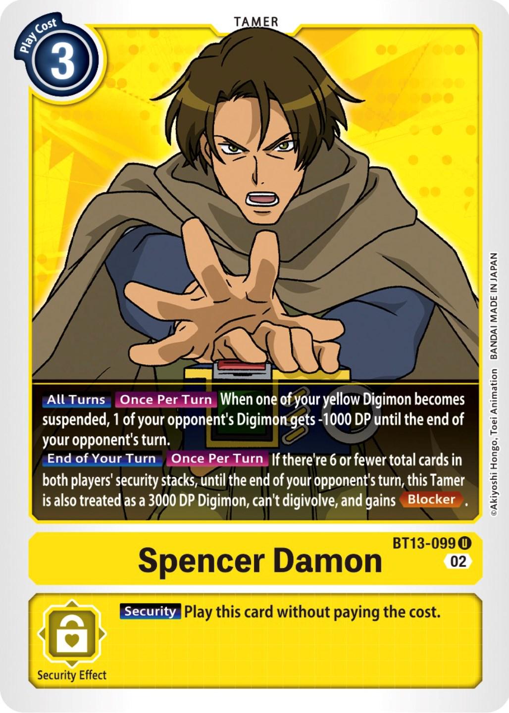 Spencer Damon #BT13-099