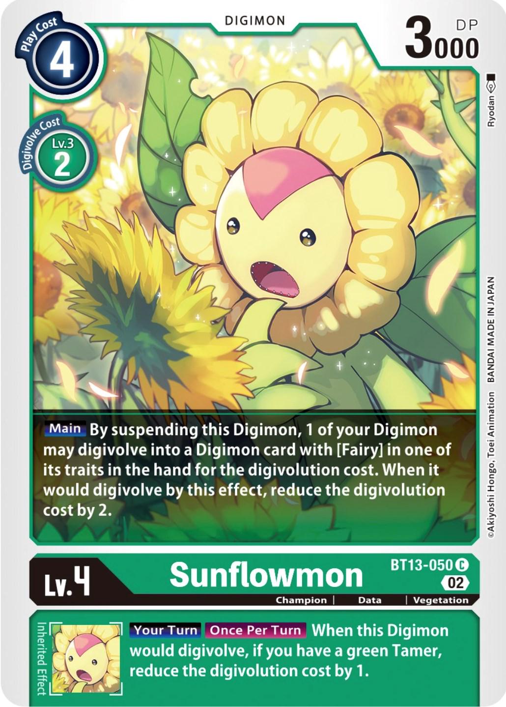 Sunflowmon #BT13-050