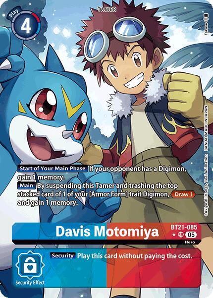 Davis Motomiya [Alternate Art Foil] #BT21-085