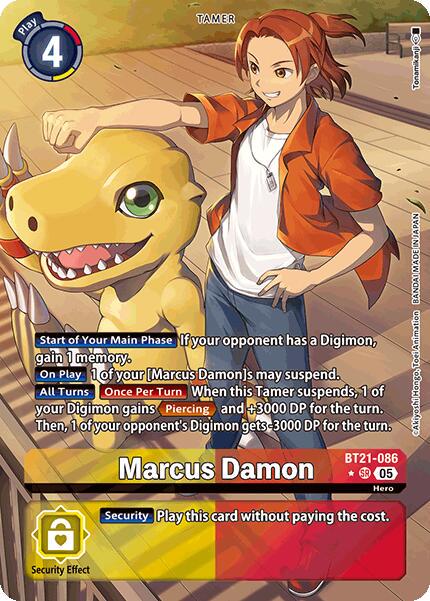 Marcus Damon [Alternate Art Foil] #BT21-086