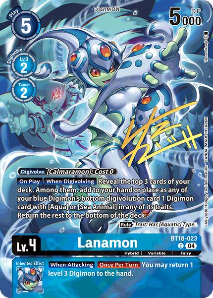 Lanamon [Rare Pull Foil] #BT18-023