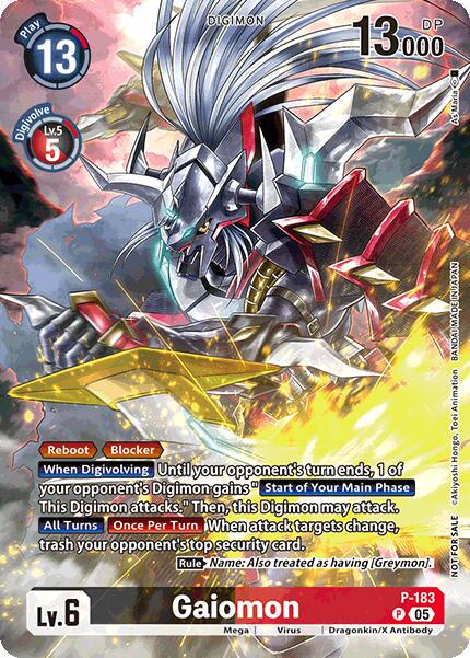 Gaiomon [Illustration Celebration Pack Foil] #P-183 P