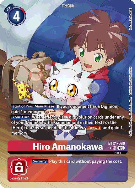 Hiro Amanokawa [Alternate Art Foil] #BT21-080