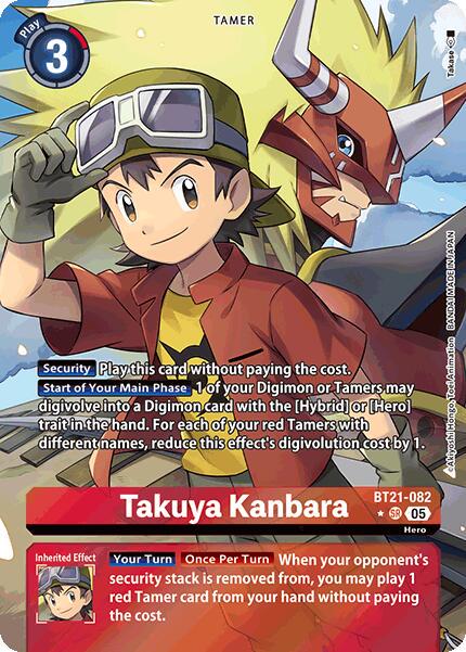 Takuya Kanbara [Alternate Art Foil] #BT21-082