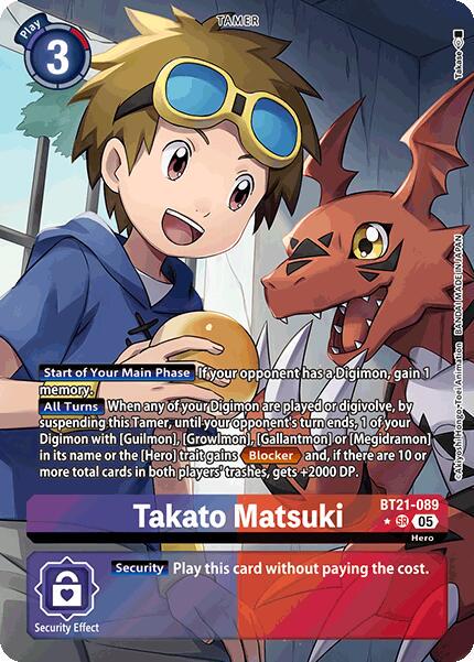 Takato Matsuki [Alternate Art Foil] #BT21-089