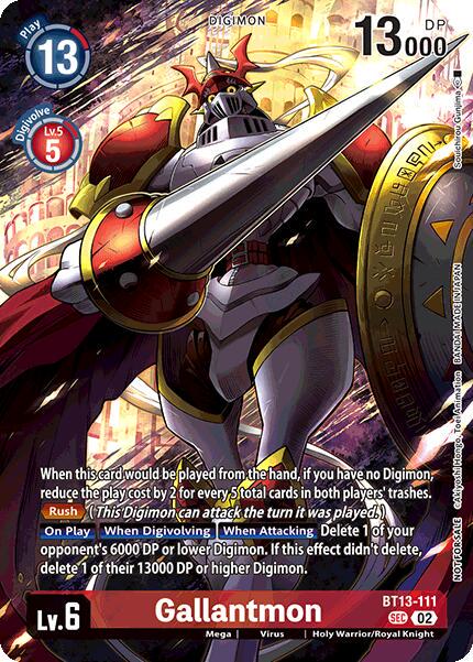 Gallantmon [Limited Card Pack Foil] #BT13-111