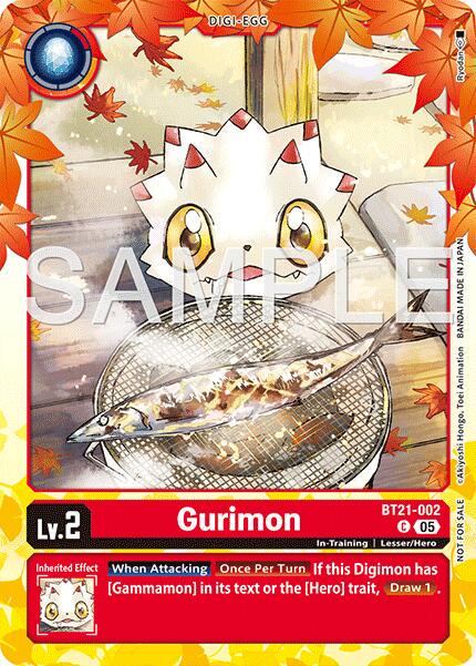 Gurimon [Regulation Battle Participant] #BT21-002