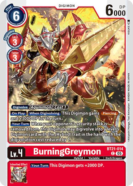 BurningGreymon #BT21-014