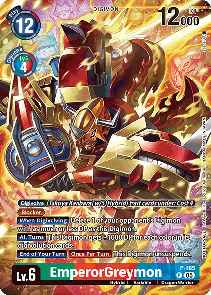 EmperorGreymon [Illustration Celebration Pack Foil] #P-185 P
