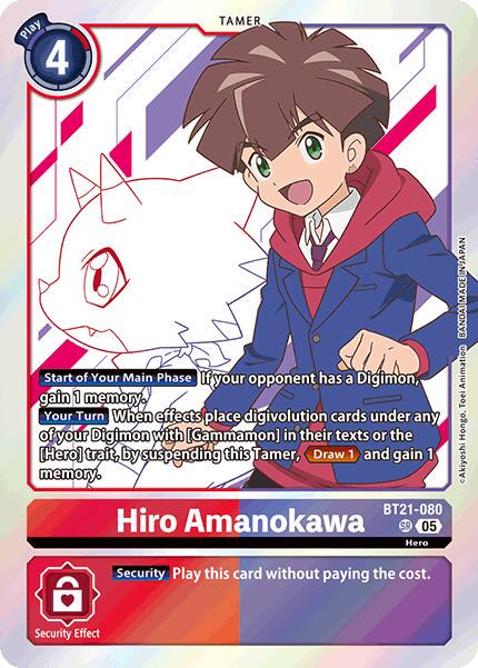 Hiro Amanokawa [Foil] #BT21-080