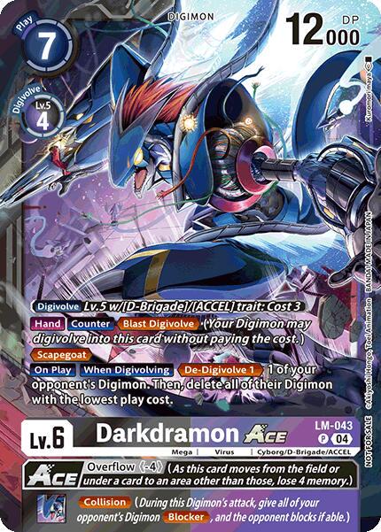 Darkdramon ACE [Limited Card Pack Foil] #LM-043 P