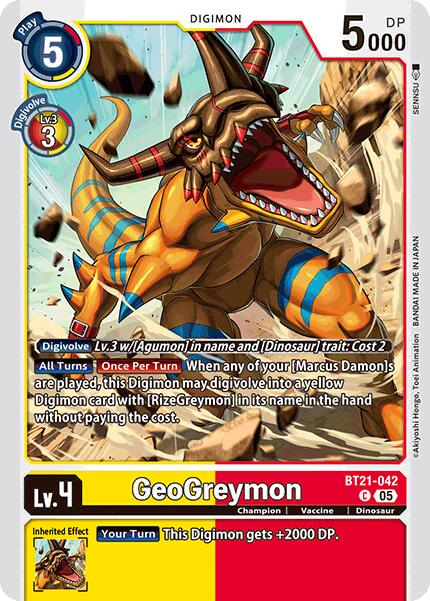 GeoGreymon #BT21-042