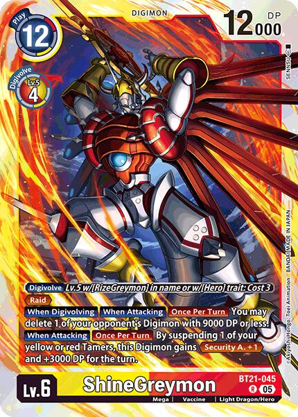 ShineGreymon [Foil] #BT21-045