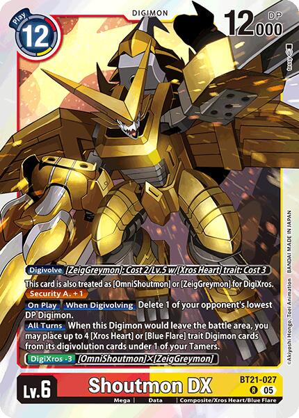 Shoutmon DX [Foil] #BT21-027