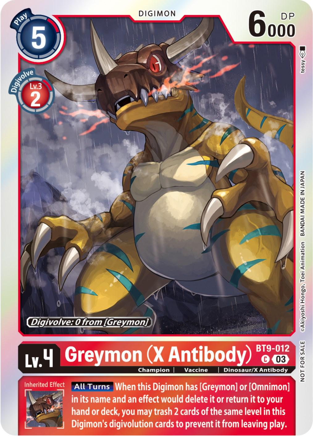 Greymon [X Antibody Foil] #BT9-012