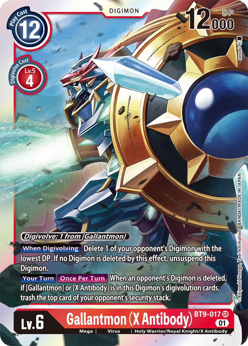 Gallantmon [X Antibody Foil] #BT9-017