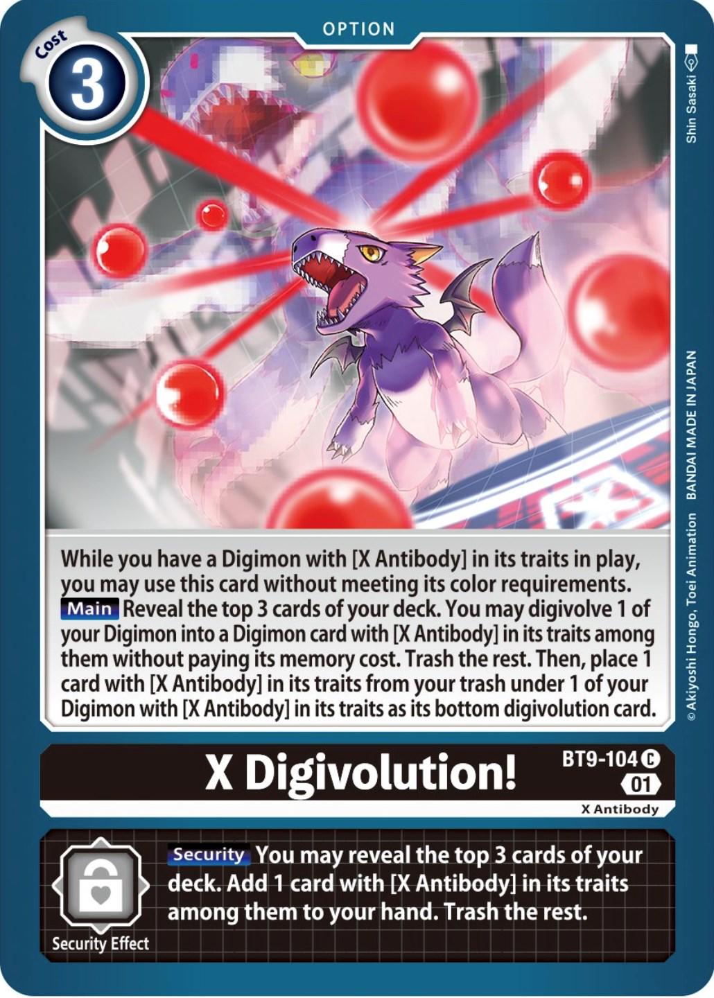 X Digivolution! #BT9-104