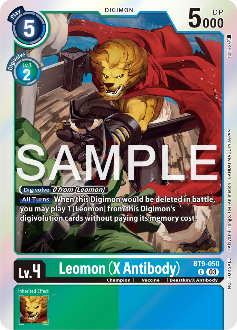 Leomon [X Antibody Foil] #BT9-050