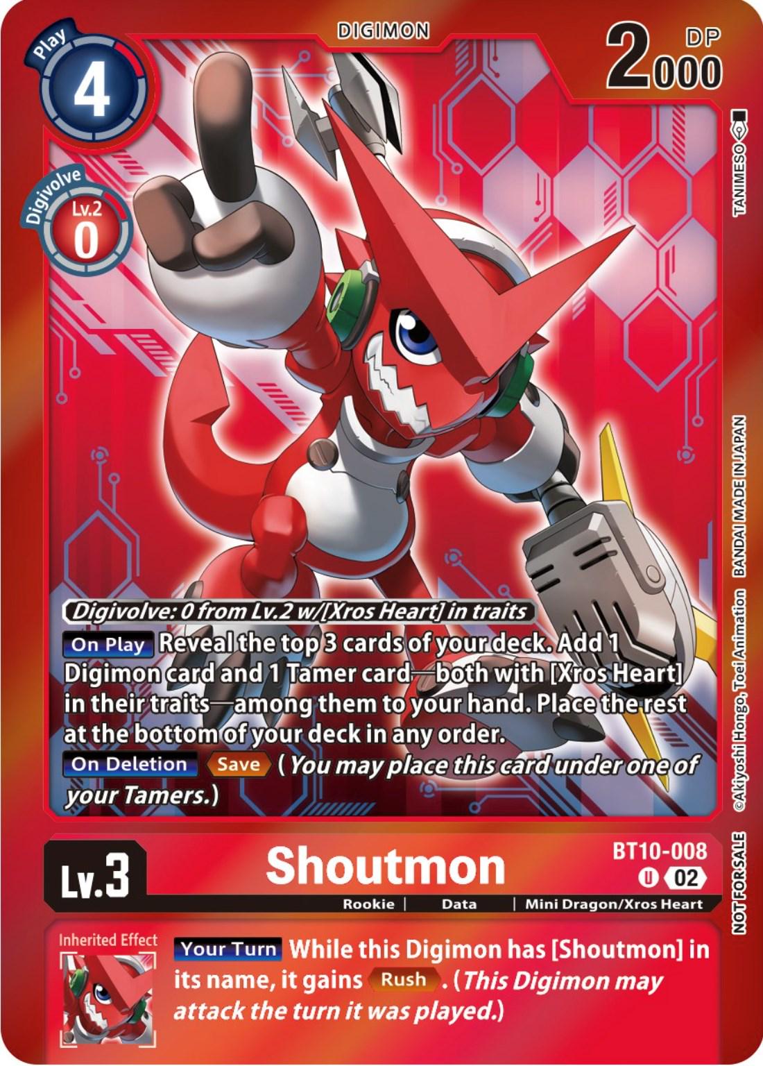 Shoutmon [Event Pack Foil] #BT10-008
