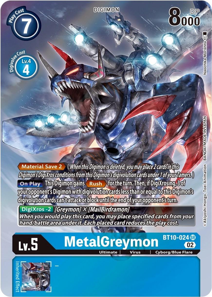 MetalGreymon [Alternate Art Foil] #BT10-024