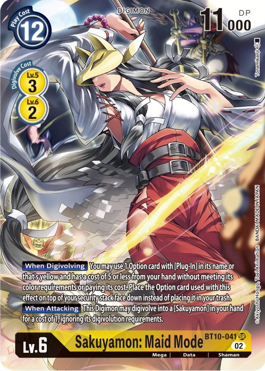 Sakuyamon: Maid Mode [Alternate Art Foil] #BT10-041
