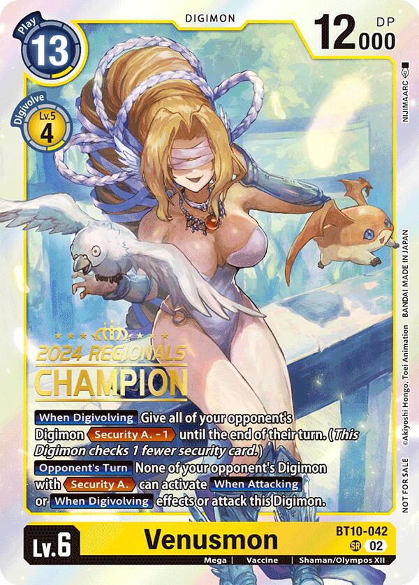 Venusmon [Regionals Champion Foil] #BT10-042