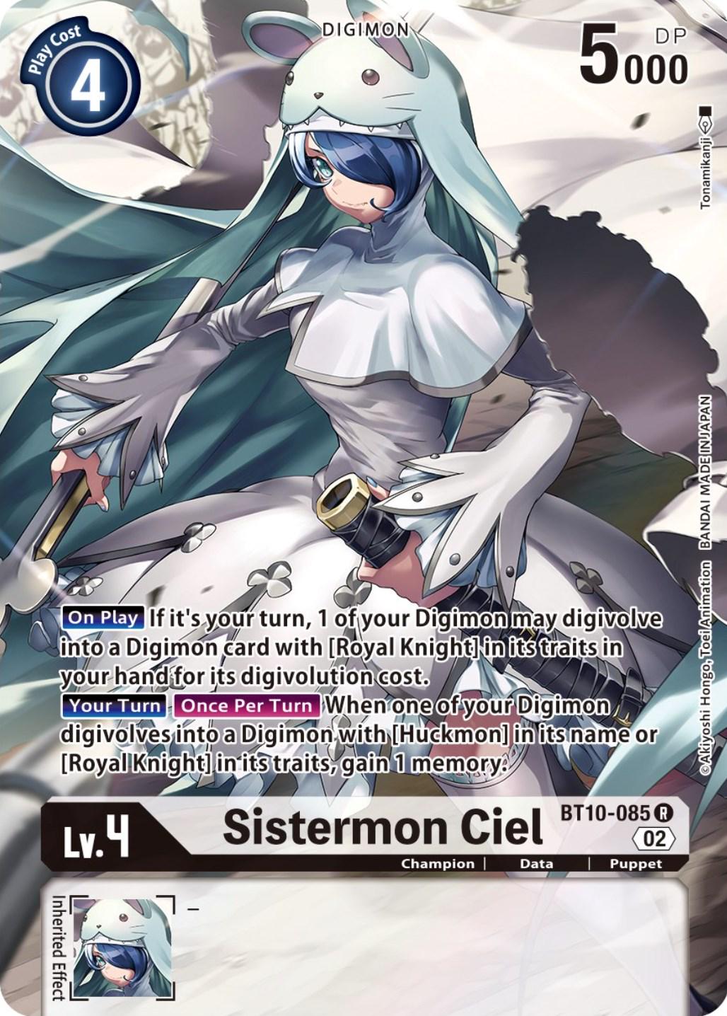 Sistermon Ciel [Alternate Art Foil] #BT10-085