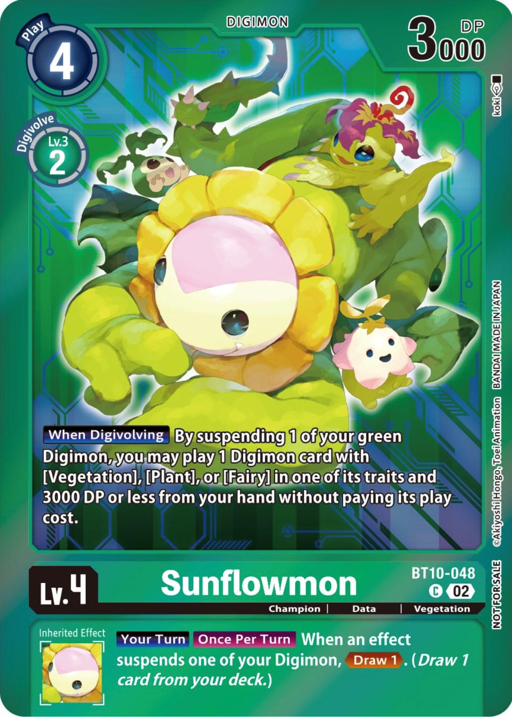Sunflowmon [Event Pack Foil] #BT10-048