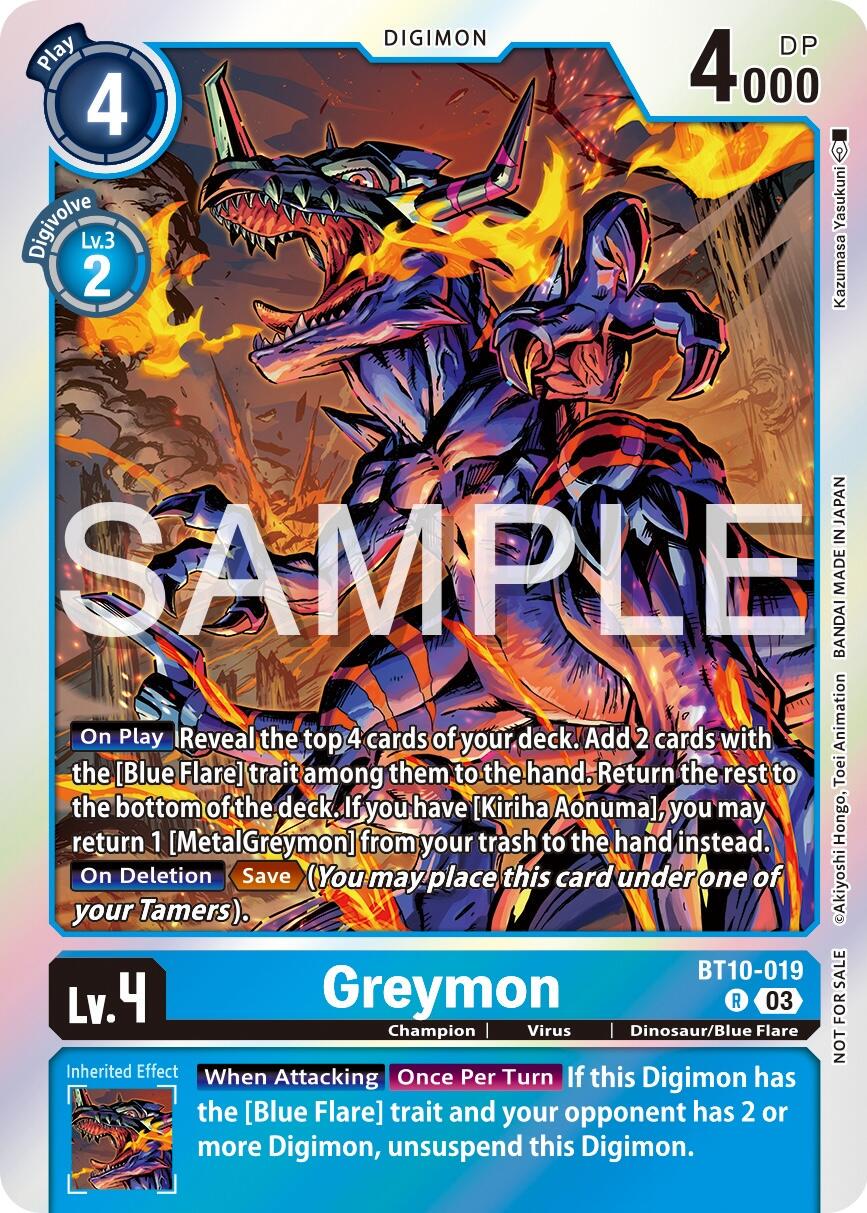Greymon [Tournament Winner Pack Foil] #BT10-019