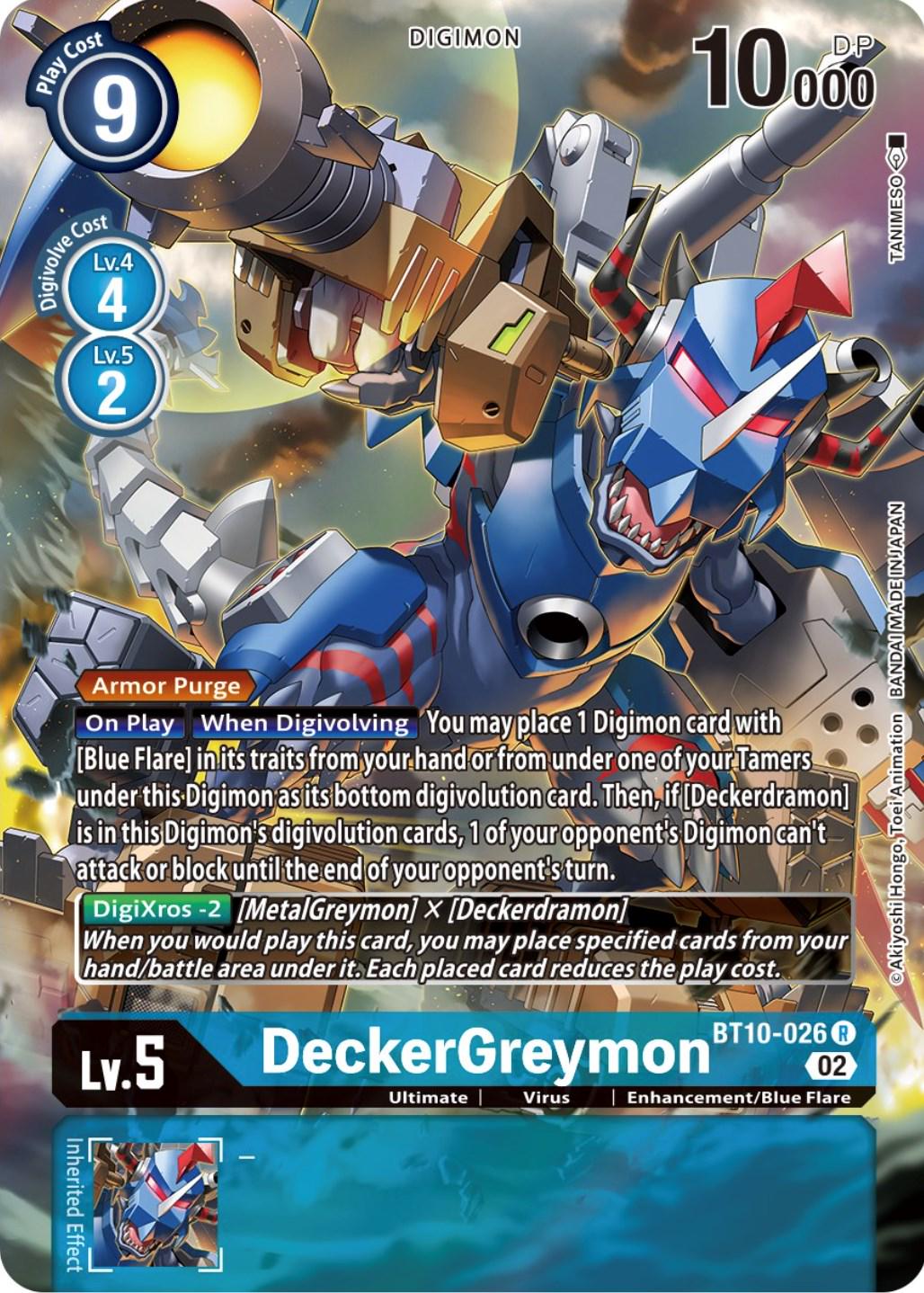 DeckerGreymon [Alternate Art Foil] #BT10-026