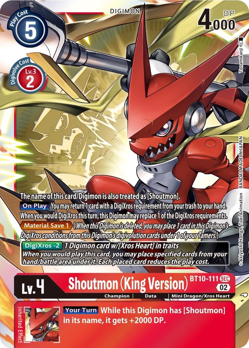 Shoutmon [King Version Foil] #BT10-111