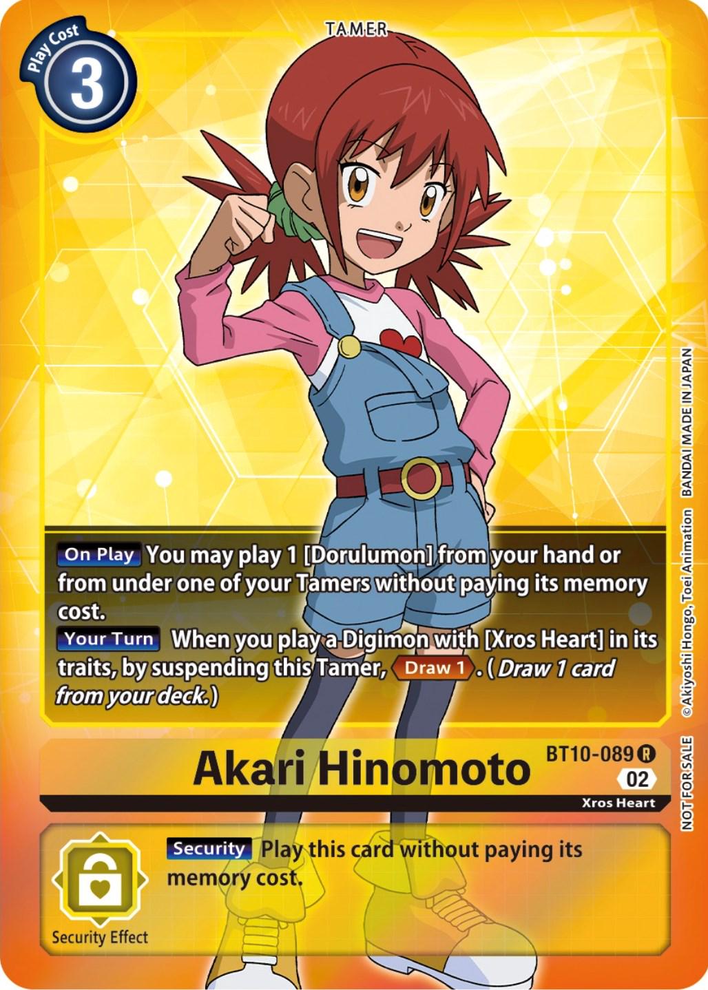 Akari Hinomoto [Box Topper Foil] #BT10-089