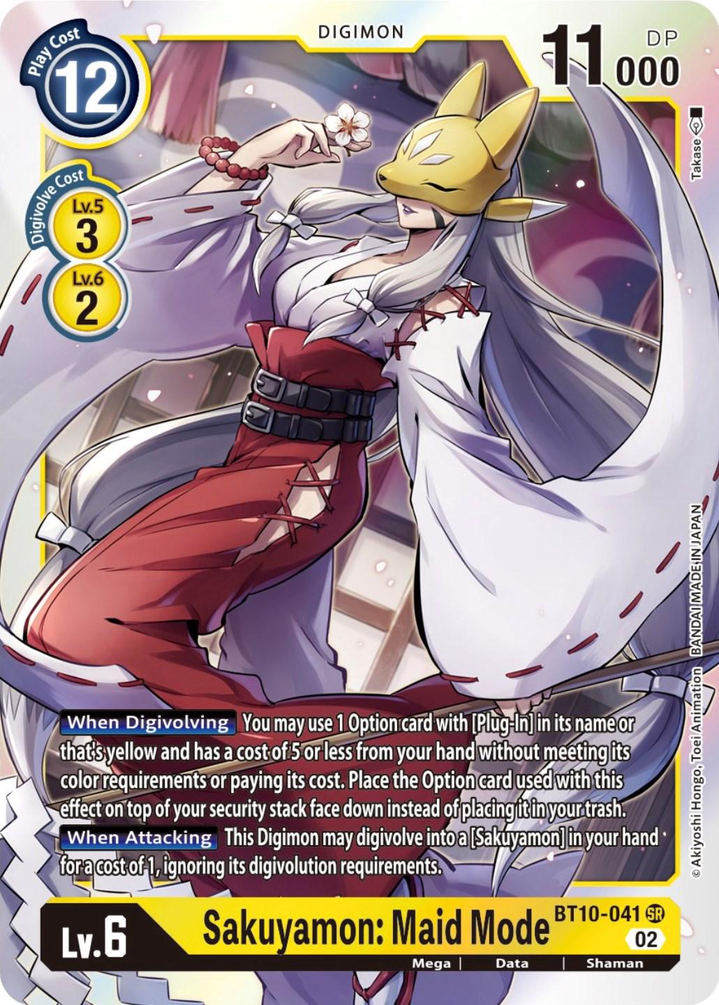 Sakuyamon: Maid Mode [Foil] #BT10-041