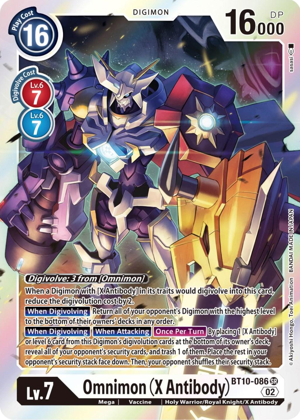 Omnimon [X Antibody Foil] #BT10-086