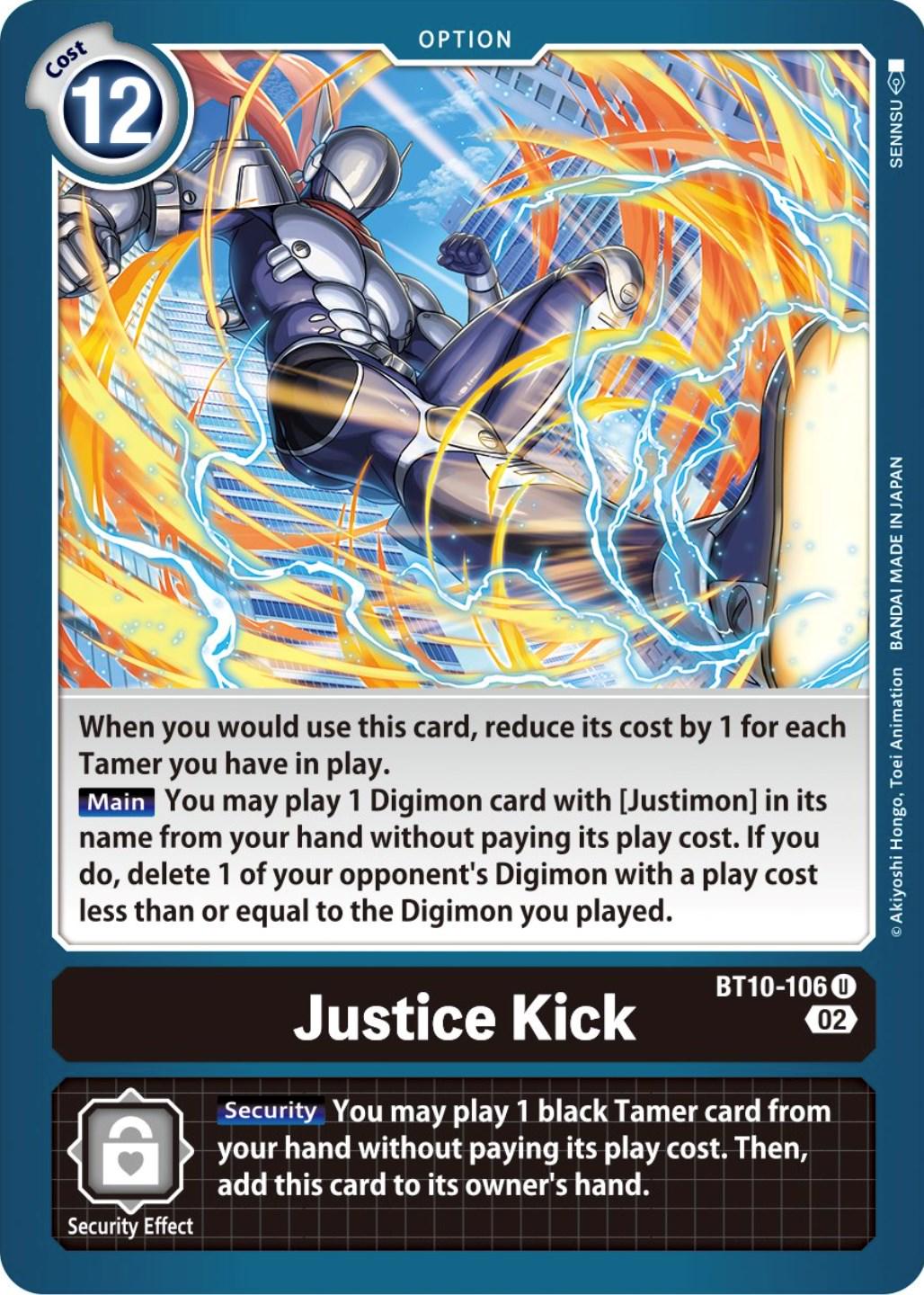 Justice Kick #BT10-106