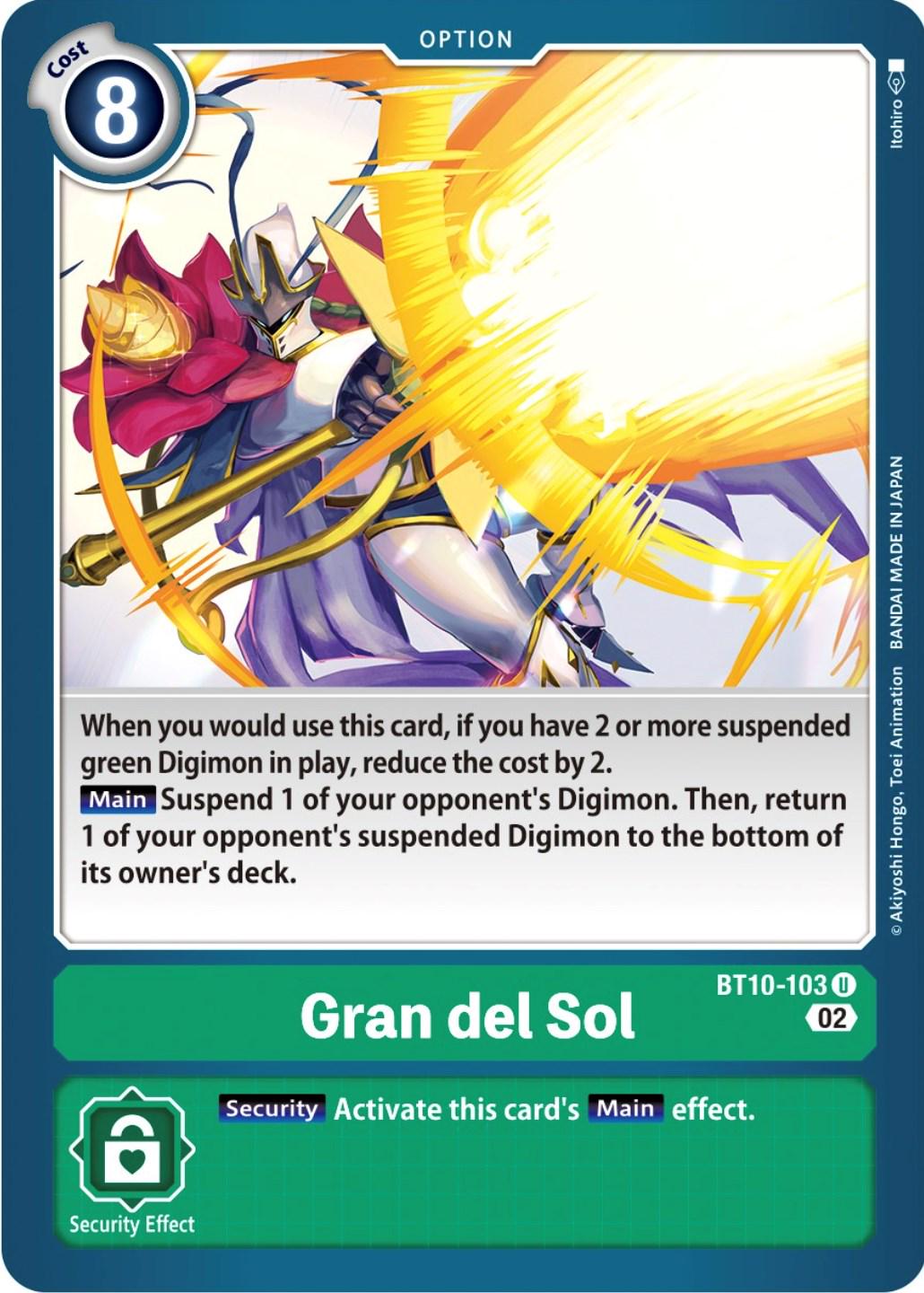Gran del Sol #BT10-103