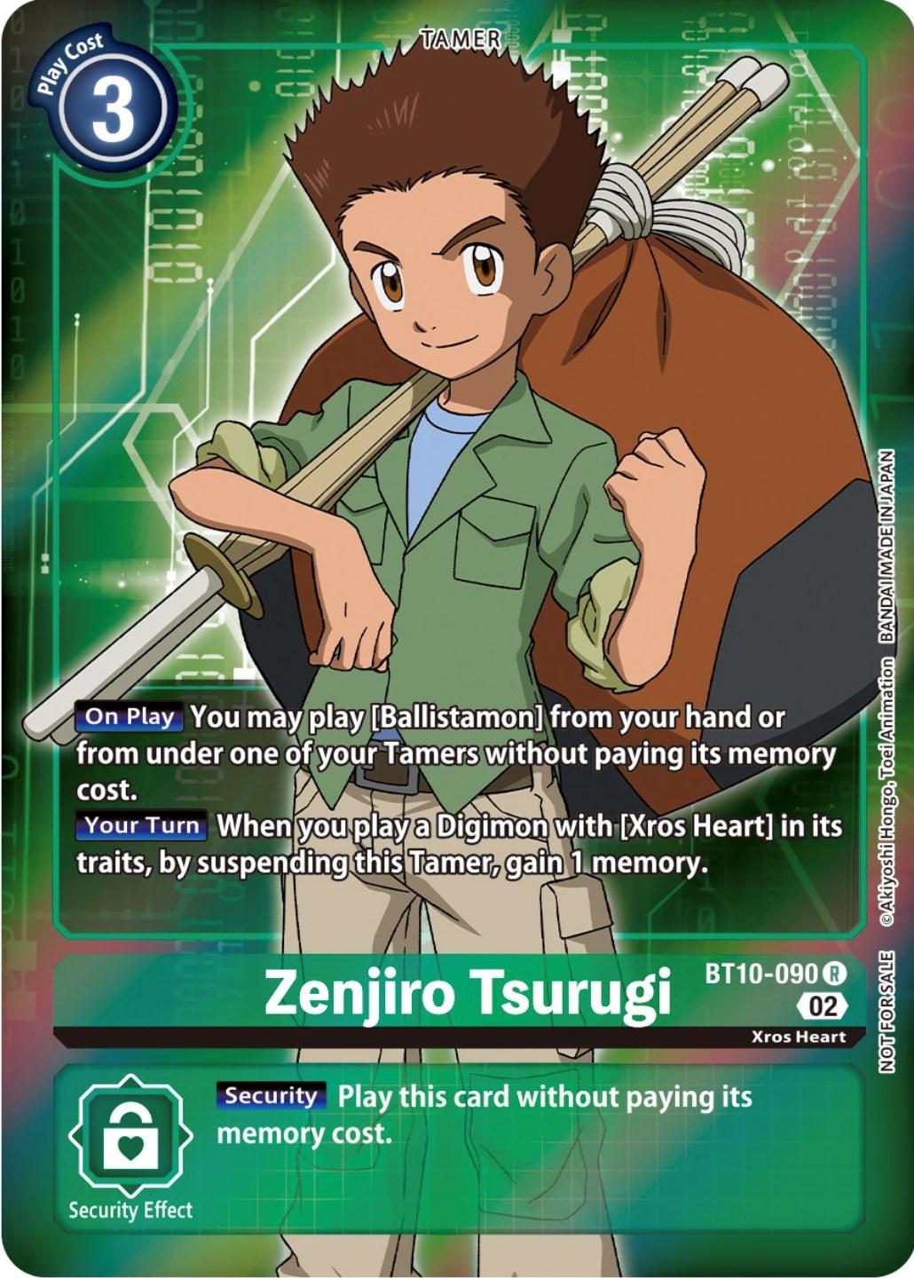 Zenjiro Tsurugi [Box Topper Foil] #BT10-090