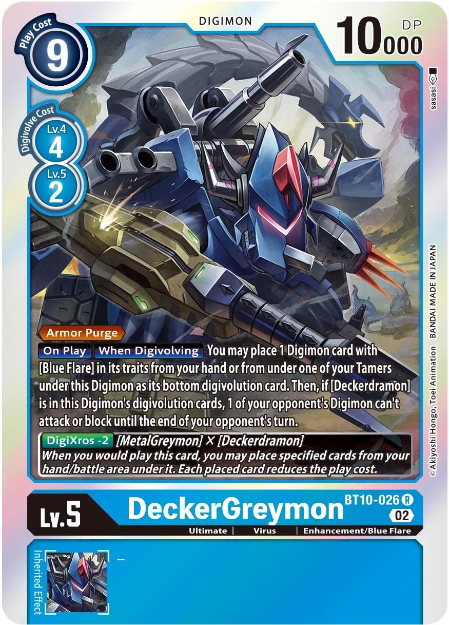 DeckerGreymon [Foil] #BT10-026