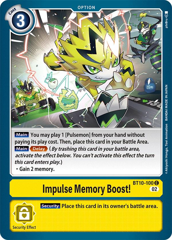 Impulse Memory Boost! #BT10-100