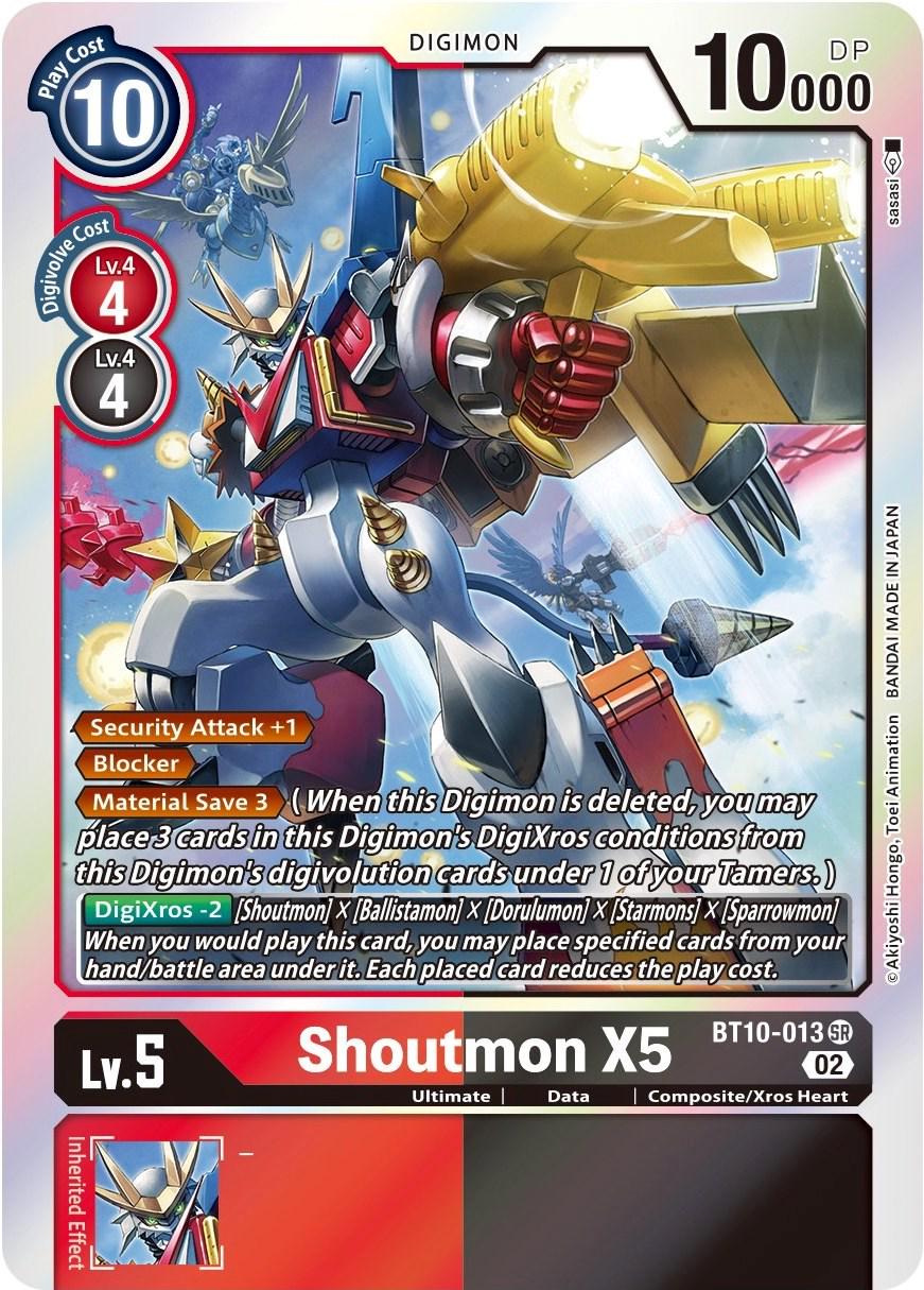 Shoutmon X5 [Foil] #BT10-013