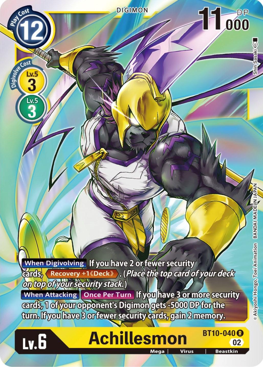 Achillesmon [Foil] #BT10-040