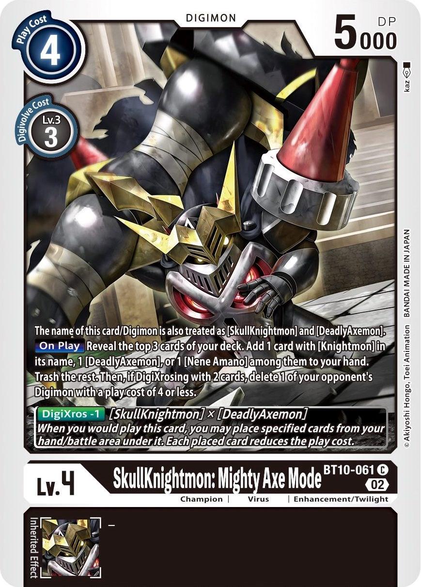 SkullKnightmon: Mighty Axe Mode #BT10-061