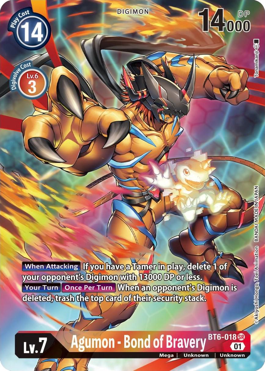 Agumon - Bond of Bravery [Alternate Art] #BT6-018