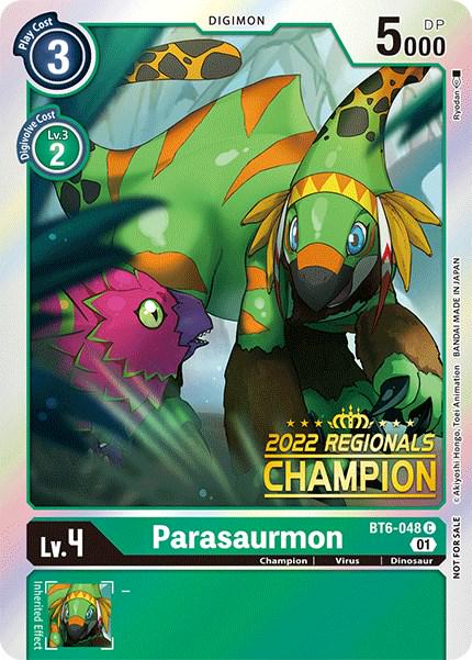 Parasaurmon [Regional Online Champion] #BT6-048
