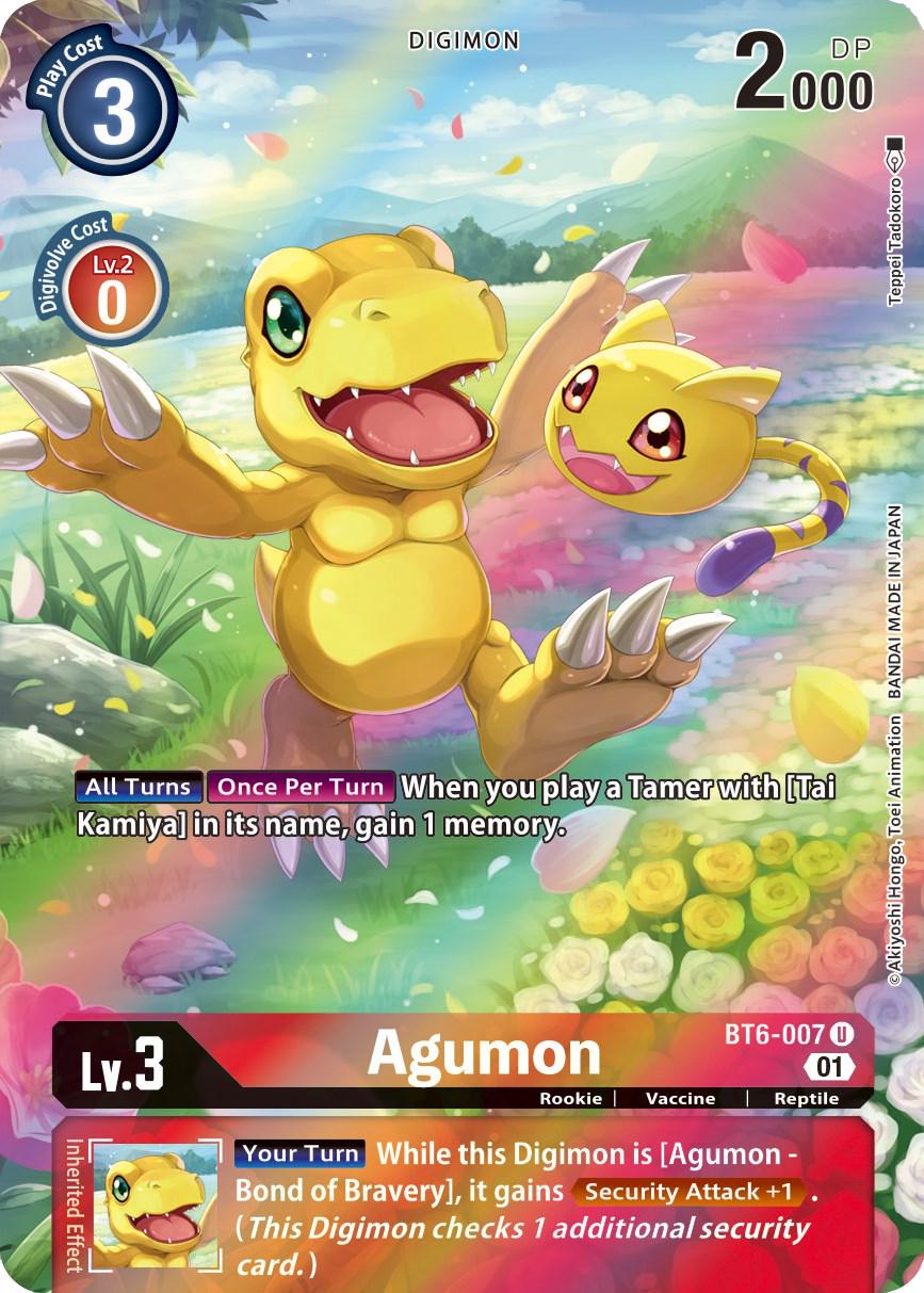 Agumon [Alternate Art] #BT6-007