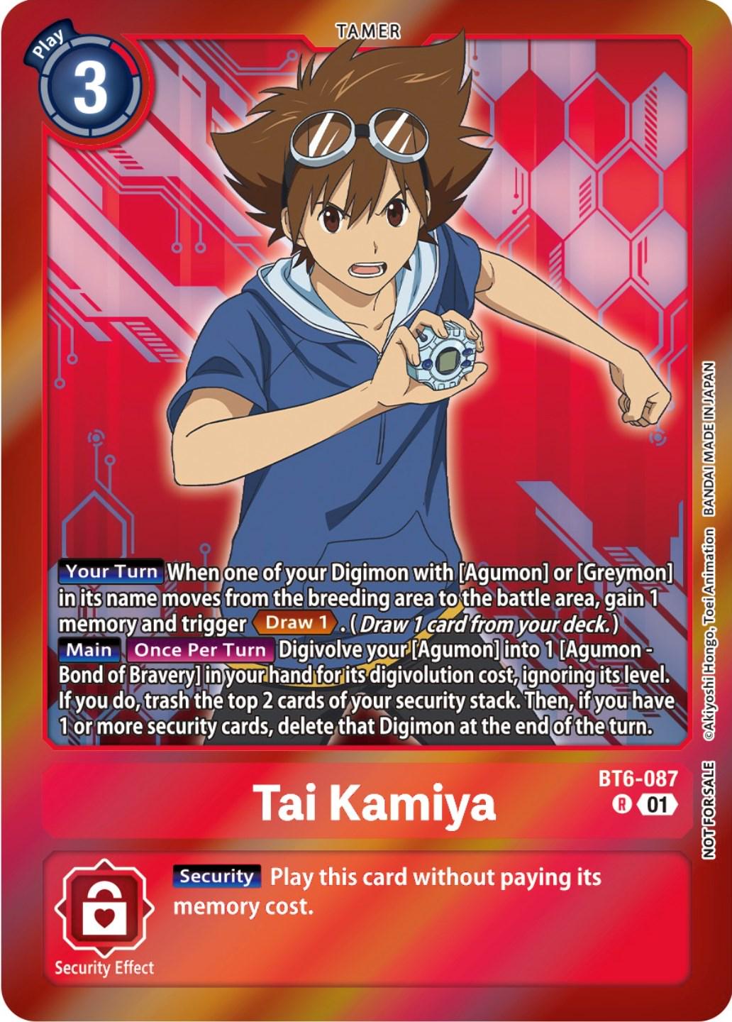 Tai Kamiya [Event Pack] #BT6-087