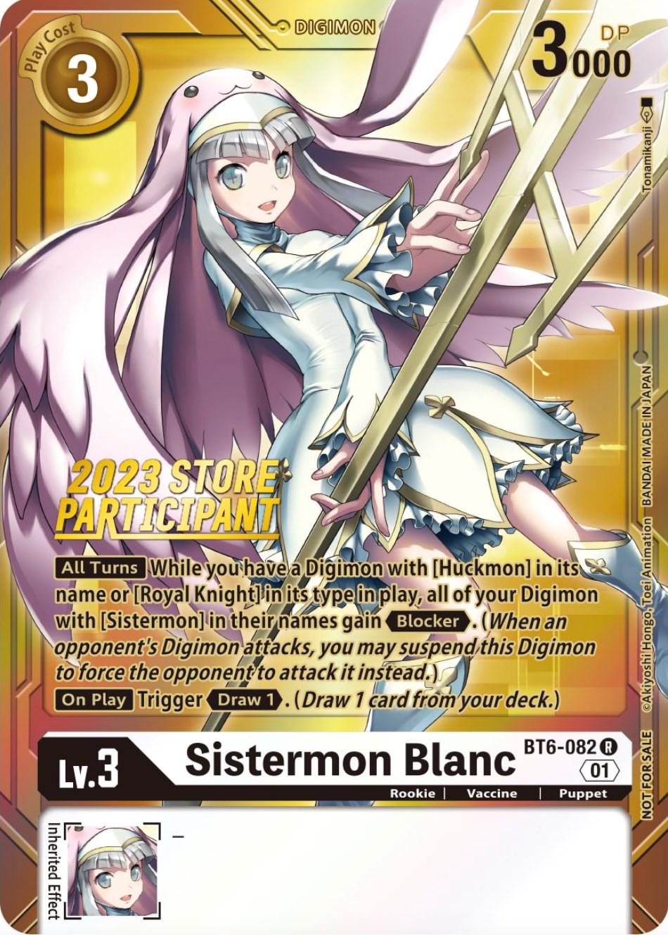 Sistermon Blanc [Store Participant] #BT6-082